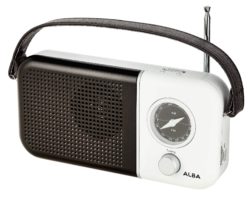 Alba - Portable FM Radio - Black